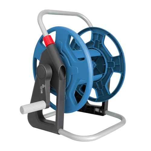 Garden Water Hose Reel,Holds 50-60 Ft of 5/8" Hose - color: Blue 2