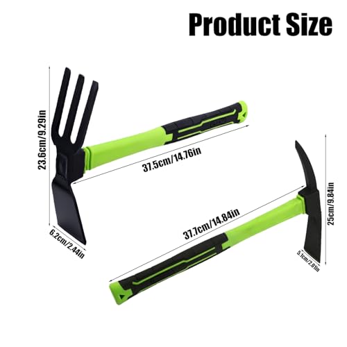 2pcs Garden Hoe and Hand Rake Set