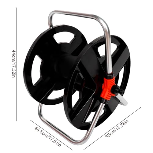 Garden Hose Reel Cart Hold Up to 115ft Portable Water Hose Reel
