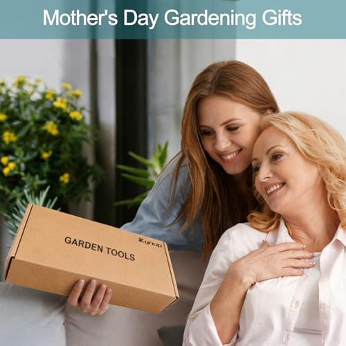 Kynup Garden Tool Set, Heavy Duty Aluminum Gardening Tools with Storage Bag
