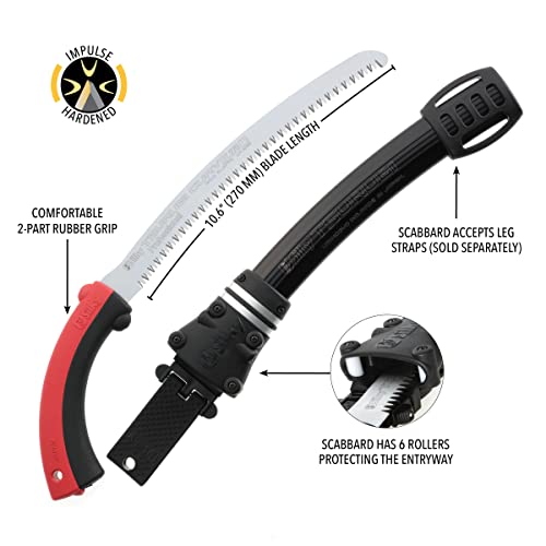 Silky Professional Series TSURUGI Curved Hand Saw 270mm LG Teeth (454-27) - size: 270 mm, Large Teeth
