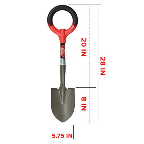 Radius Garden 27211 Mini Digger Shovel, Red - style: Mini Digger