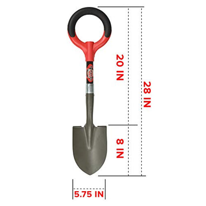Radius Garden 27211 Mini Digger Shovel, Red - style: Mini Digger