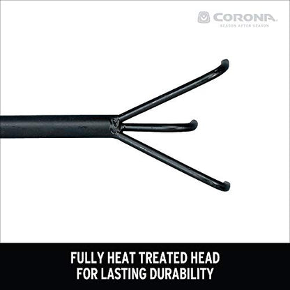 Corona Tools Extendable Handle 3-Tine Hoe for Raised Garden Beds – Adjustable 18"–32" Telescoping Garden Hoe - style: 3-Tine Hoe