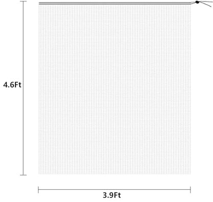 Alpurple 2Pcs 4.6 x 3.9 Ft Garden Plant Netting Mesh Barrier Bags- Fruit Tree Net with Drawstring- Tomato Plant Protective Netting Cover for Protect Plant Fruits Citrus Flower from Insect Bird Eating - color: 2 Pcs, size: 4.6x3.9 ft