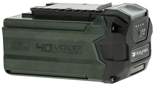 Hooyman Cordless 40 Volt Pole Saw Battery with Charge Level Indicator, 70 Minutes of Power Per Charge, and 40 Percent Longer Life for Tree Pruning, Tree Trimming, Hunting, Camping, and Outdoor - style: 40V Battery
