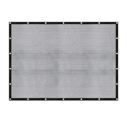 Cool Area 60-70% Mesh Tarp Shade Screen with Grommets, 8x10ft, Black - size: 0 8'X1 0'
