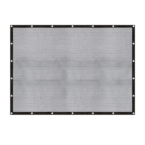Cool Area 60-70% Mesh Tarp Shade Screen with Grommets, 8x10ft, Black - size: 0 8'X1 0'