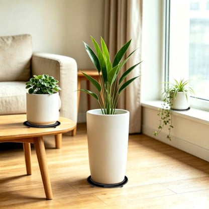 10inch Plant Stand with Wheels , 10" Black Plant Caddy Indoor - size: 10 inch Round