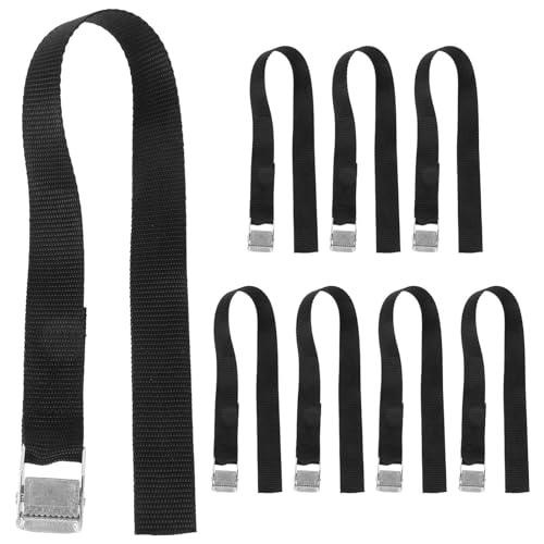 Toddmomy Garden Aerator Shoes Strap 8 Pack Lawn Aerator Shoe Strap Replacements for Patio Lawn Garden Yard Soil Aeration Easy-Assembly Bands for Mowing and Outdoor Use