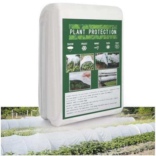 CYYY 1-Pack 10Ftx40Ft 1.05oz/yd² Frost Cloth Plant Covers Freeze Protection - size: 1 Pack
