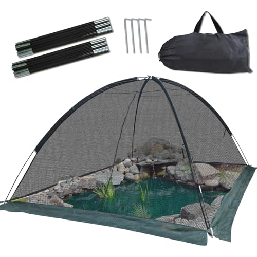 10 x 8 ft Pond Cover Dome Net for Garden Water Features - style: 10×8
