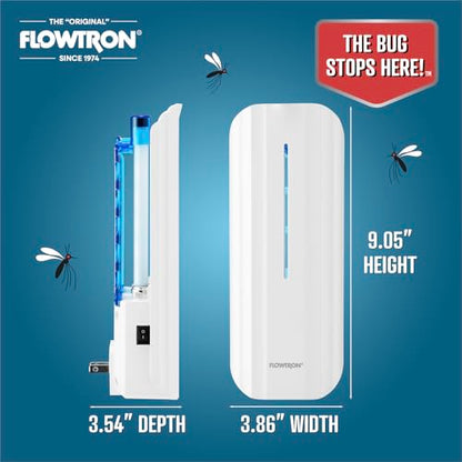 Flowtron Indoor Plug-in Fly Trap, 9W UV, 375 Sq Ft, White - color: White