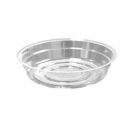 TRUEDAYS Clear Plant Saucers Flower Pot Tray Excellent for Indoor & Outdoor Plants, 6 Inch 10 Pack - size: 10-Pack (6'' Only)