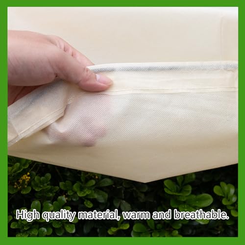 Plant Cover Freeze Protection, Winter Plant Covers, Plant Frost Cover, Tree Plant Freeze Protection Covers, Planter Plant Winter Frost Blanket with Zip Drawstring,2 Pack (39.3x17.7x15.7INCH) - size: 39.3*15.7*17.7（4-PACK)