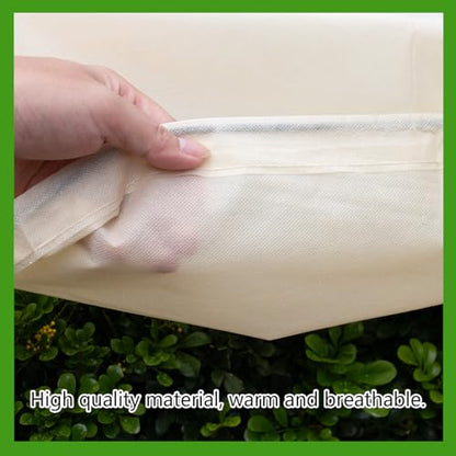 Plant Cover Freeze Protection, Winter Plant Covers, Plant Frost Cover, Tree Plant Freeze Protection Covers, Planter Plant Winter Frost Blanket with Zip Drawstring,2 Pack (39.3x17.7x15.7INCH) - size: 39.3*15.7*17.7（4-PACK)