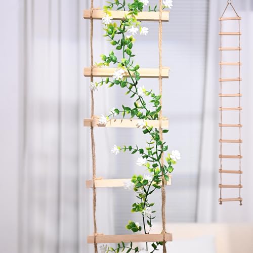 Climbing Plant Ladder Indoor Plants Hanging Wooden Trellis Vine Support