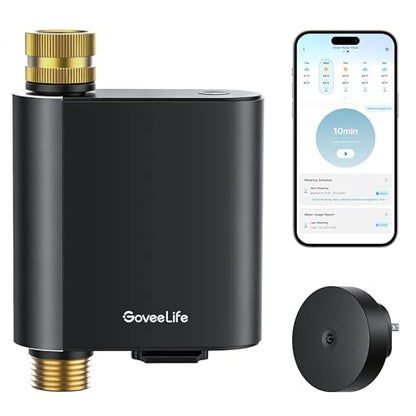 GoveeLife H5901 Smart WiFi Sprinkler Timer with Gateway, 1 Water Outlet - style: Sub-1G Gateway+1 Pack