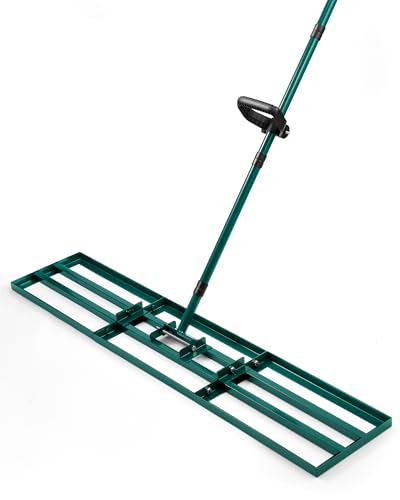 Lawn Leveling Rake, 45 x 10, Yard Leveling Rake for Soil - size: 45 Inches