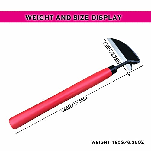 Grass Sickle Hoe Gardening Handheld Tool Weeding Tools for Garden (Red) - color: Red