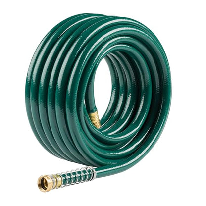 Gilmour 5/8" x 100' Heavy Duty Flexogen Water Hose, Flexible Garden Hose for Vegetable Gardens, Flower Beds, and Lawn Sprinklers, Green - size: 5/8" x 100'