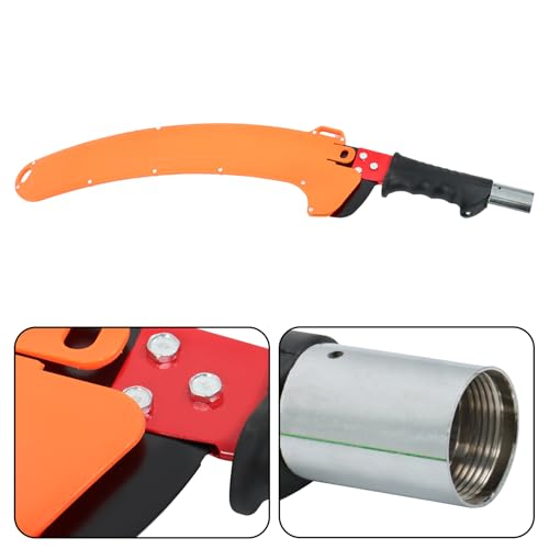 30FT Extendable Pole Saw, Manual Branch Trimmer with Long Handle - size: 30FT Green