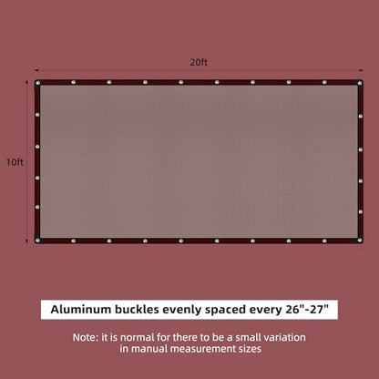 40% Shade Cloth for Garden, 10x20FT Black Heavy Duty Net - color: Heavy Duty, size: 10FT x 20FT
