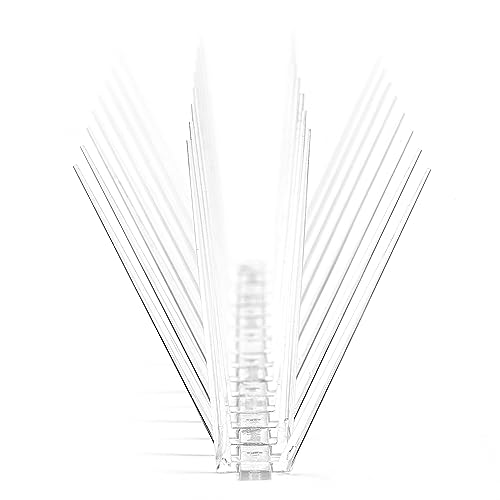 Bird B Gone EnviroSpike Plastic Bird Spikes, 24ft, Clear - size: 24 Feet Long