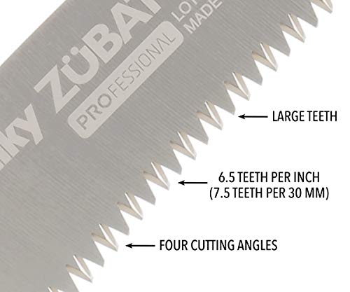 Silky ZUBAT Professional Curved Hand Saw 300mm Large Teeth (270-30) - color: Black, Silver, size: 300mm