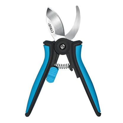 6 Inch Curved Blade Small Pruning Shears Stainless Steel Hand Pruner Snips - style: Pruning Snip 4