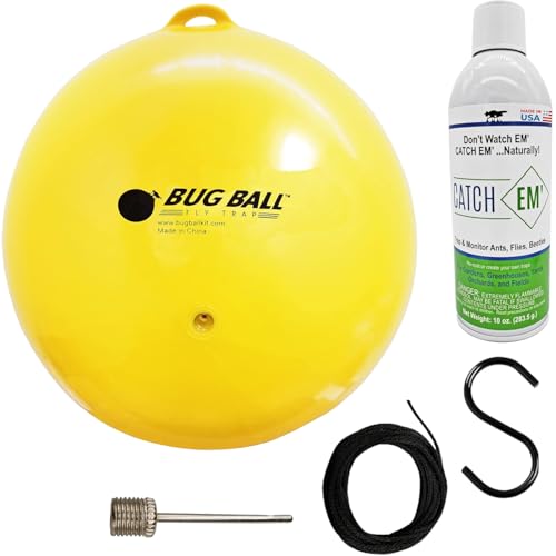 Bug Ball Gnat Ball Deluxe Complete Kit - Fly and Insect Trap, Pack of 4