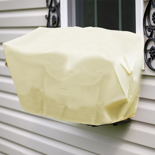 2Pcs Winter Plant Covers Freeze Protection, Rectangular Planter Box Plant Covers for Winter, Frost Blankets for Outdoor Plants with Drawstring, Garden Plant Frost Protection Covers (39×16×18 Inch)