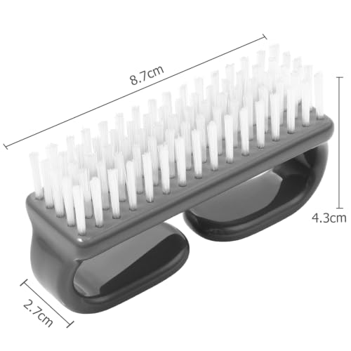 Larbois Handle Grip Nail Brush, Hand Fingernail Brush Cleaner Scrubbing Kit Pedicure for Toes and Nails Men Women - color: Color-10