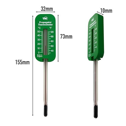 Garden Soil Thermometer Probe - Easy to Use Propagator Temperature Probe