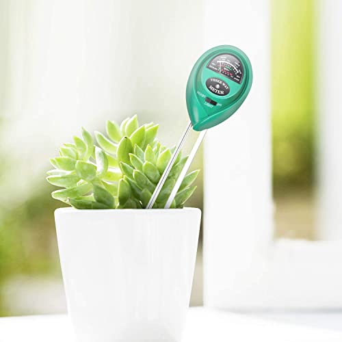 iPower 3-in-1 Soil Moisture/pH/Light Meter, Soil Test kit for Indoor & Outdoor Use, Suitable for House Plants, Garden, Lawn, Farm, 3 Pack - size: Round, style: 3 Pack