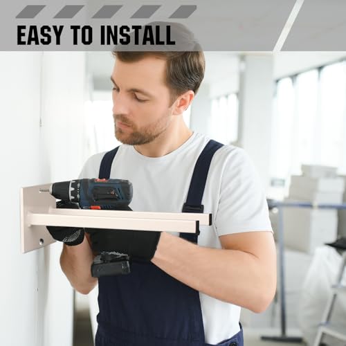 Zonon 2 Pcs Garage Tool Organizer Wall Mount 12'' Extra Wide Tool Organizer