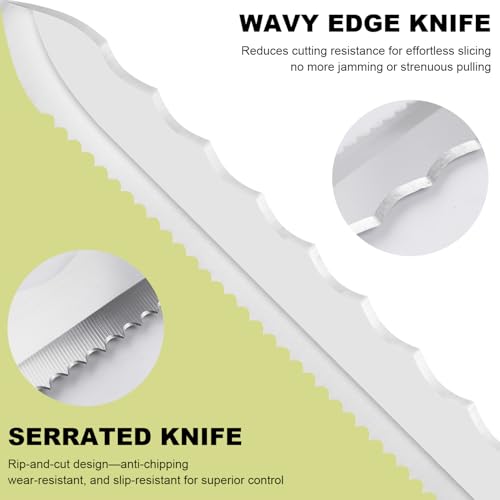 Insulated knife: Sod Cutter Knife for outdoor garden budding, Garden Knife with Double-Edged 11.14-inch sharp, easy to carry - color: Long Blue01