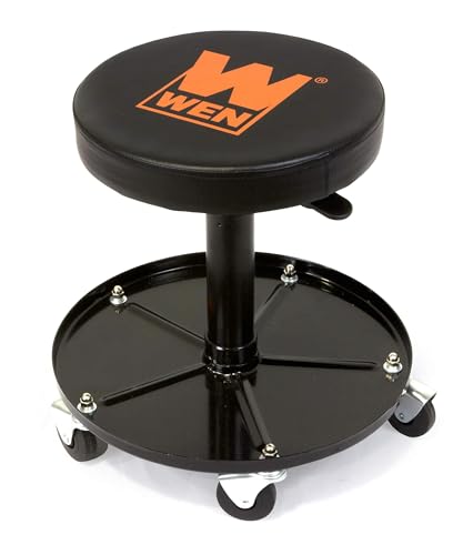 WEN 73012T 300-Pound Capacity Pneumatic Rolling Mechanic Stool - style: Mechanic Seat