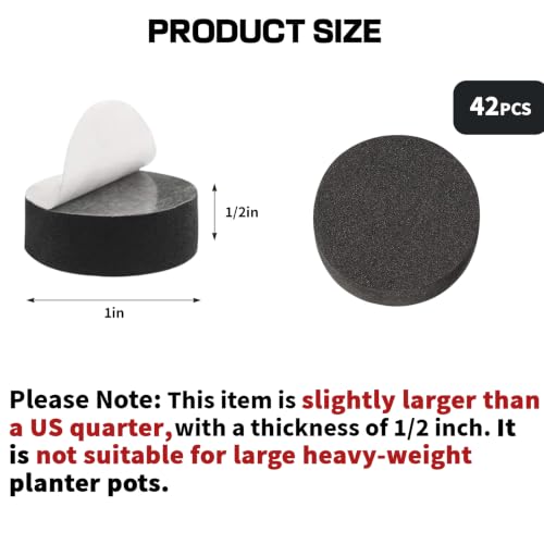 42 Plant Pot Feet, Pot Risers, Plant Risers,Plant Feet for Pots,Pot Lifters