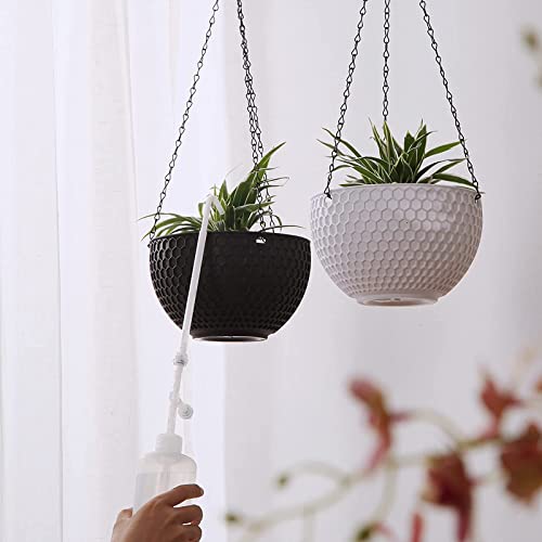 BKSAI Hanging Plant Plant Watering Bottle Update Multifunction Watering can with Long Spout Can Anti-backflow Watering System | Indoor or Outdoor | U.S.A Patent Design - color: 500ml