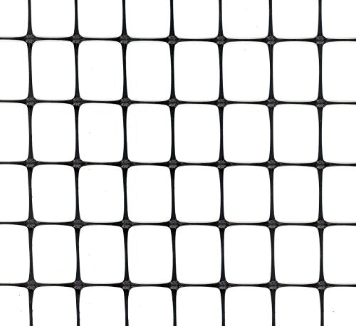 Tenax Garden Netting - Multi-Purpose, Durable Garden Net 3ft - 3' x 25' - Polyethylene (PE), Black - size: 3' x 25'
