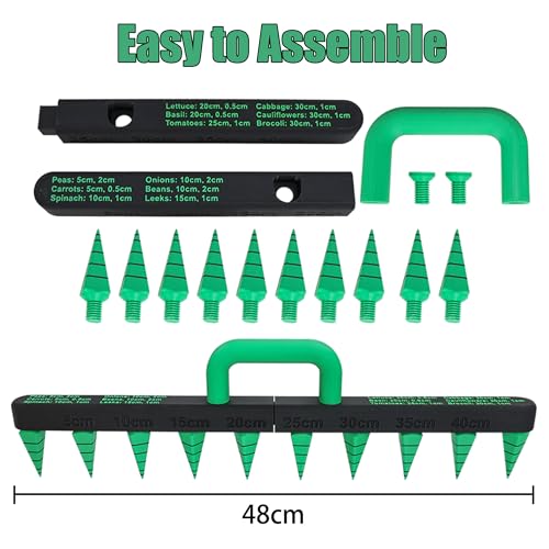 Seed Spreader Tool - Adjustable Detachable Seed Spacer, Seed Planter Tool
