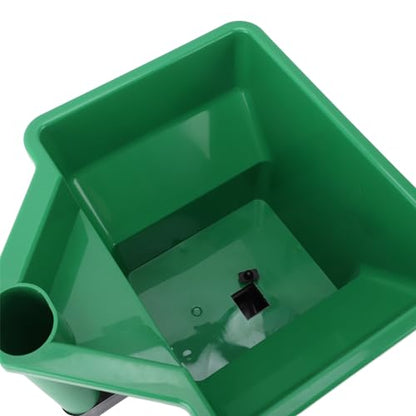 3L Hand Spreader Manual Seed Fertilizer Spreader Small Labor Saving Handheld Portable Lightweight Hand Cranked Lawn Seed Fertilizer Applicator Lawn Garden Small Farms