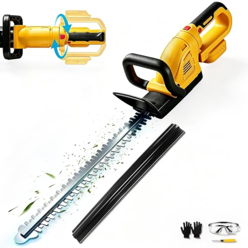 22" Hedge Trimmer Cordless Compatible with Dewalt 20V MAX Battery