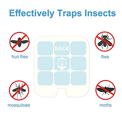 Dichroma Refills for Safer Home Indoor Fly Trap & Dynatrap DT3005W, 12 Pack - style: 12 Pack