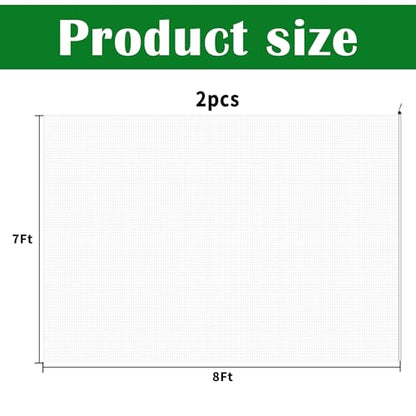 2 Pcs Fruit Tree Netting, 7 x 8 Ft Large Insect Bird Barrier Tree Net with Drawstring, Garden Bird Netting Plant Cover for Protect Plant Fruit Flower from Insect Bird - color: 2pcs- 7x8 Ft