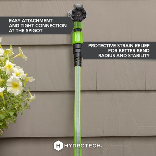 HydroTech FLATJACKET Lightweight Garden Hose 5/8 in x 50 ft, Green - size: 50 Feet
