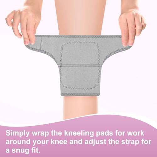 M METERXITY 2-Pack Gardening Knee Pads Thick Foam S Grey - color: Grey, size: Small
