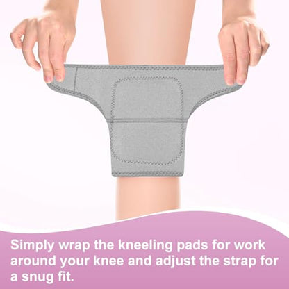 M METERXITY 2-Pack Gardening Knee Pads Thick Foam S Grey - color: Grey, size: Small