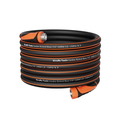 Giraffe Tools Garden Hose 5/8", 100ft Water Hose Heavy Duty - size: 100FT Male to Female